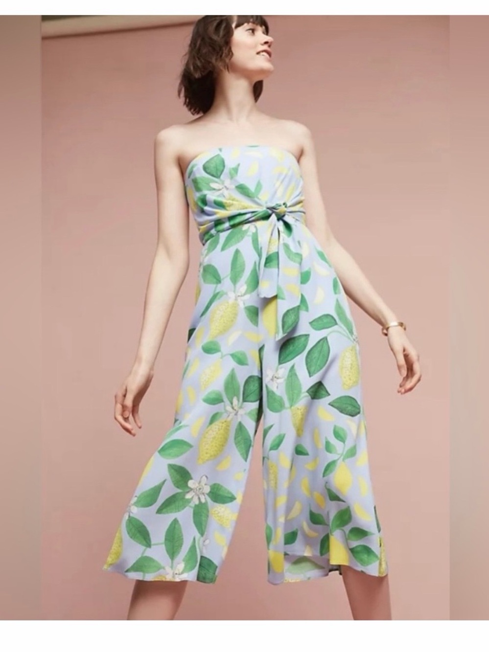 Maeve lemon jumpsuit size 2